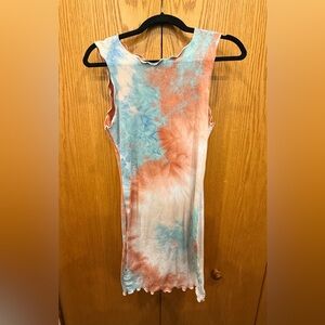 SHEIN Multicolor Tie-Dye Dress